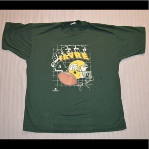 Vintage 90s Brett Favre Green Bay Packers MVP Tee!